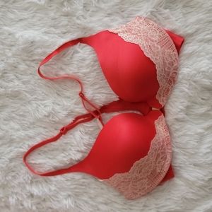 Red Victoria's Secret Push Up bra